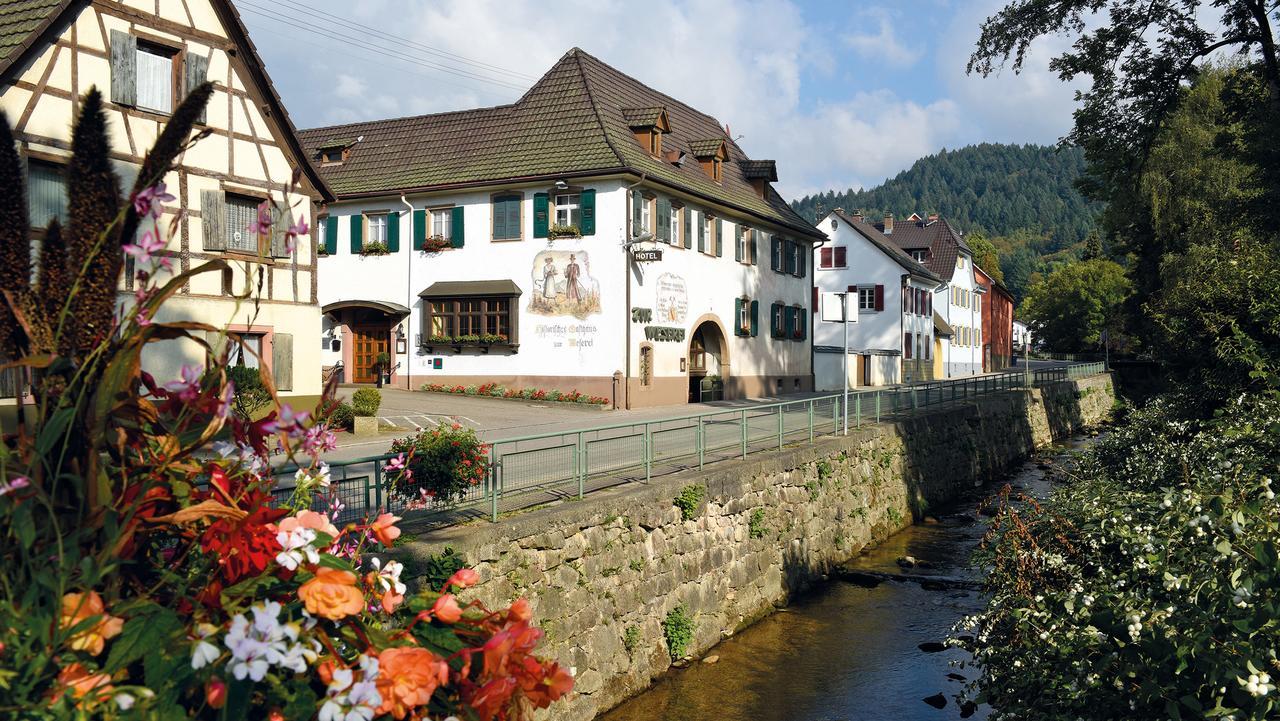 Hotel Garni Zur Weserei Кандерн Экстерьер фото