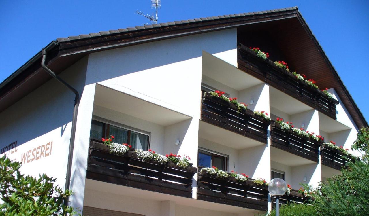 Hotel Garni Zur Weserei Кандерн Экстерьер фото