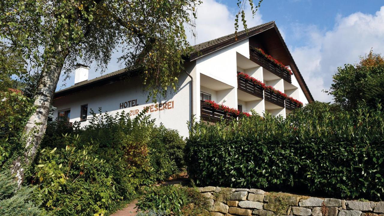 Hotel Garni Zur Weserei Кандерн Экстерьер фото